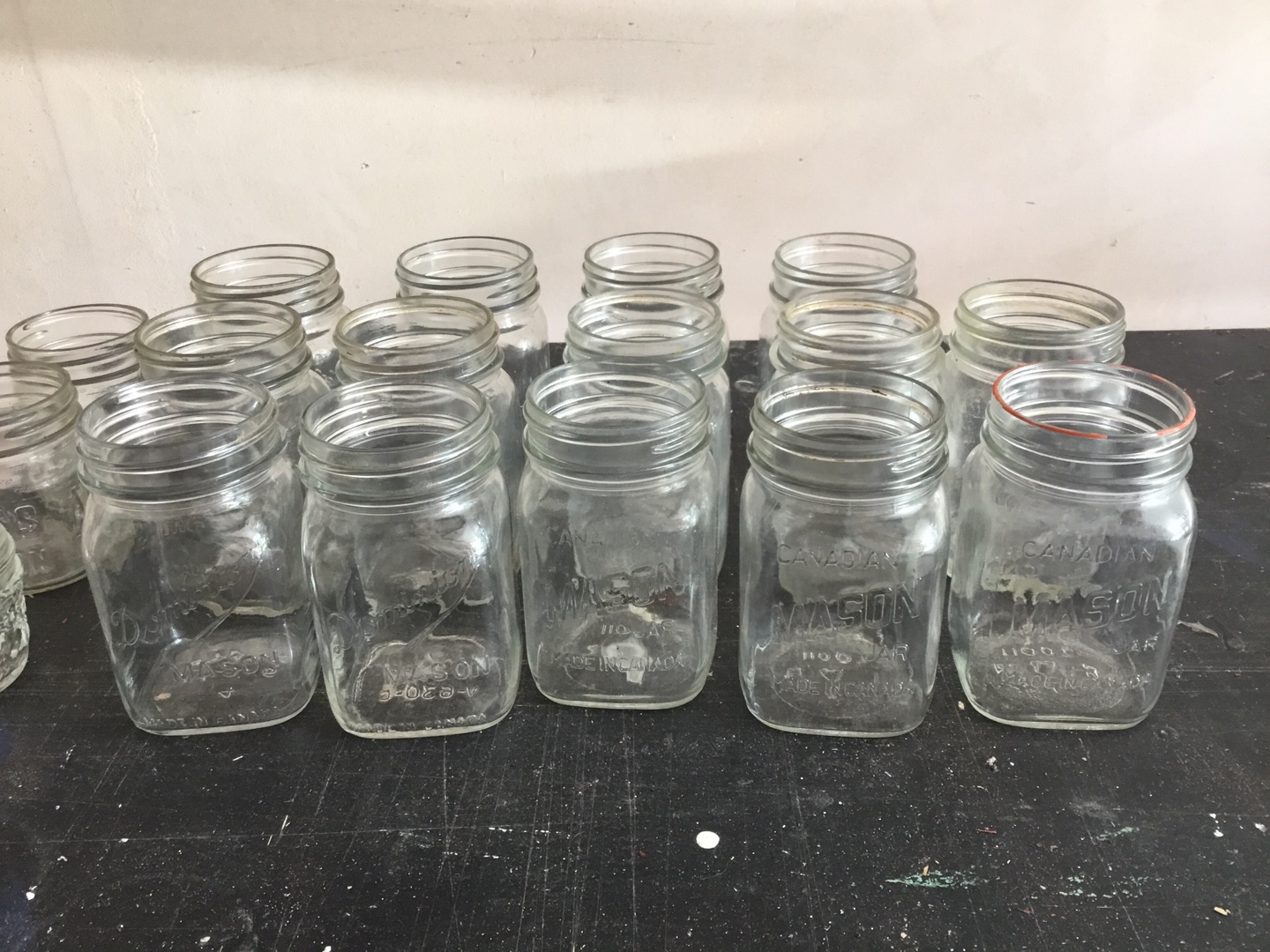 60 Mason Jars - 2 sizes - photo 3