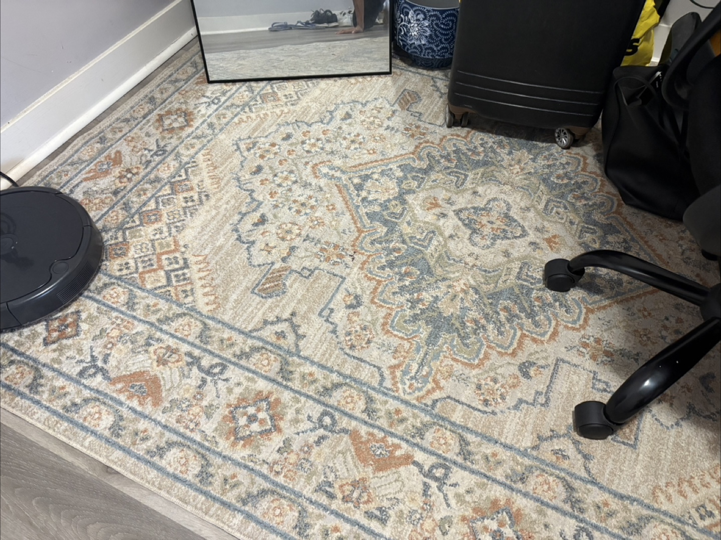 Area Rug - Beige/Blue Pattern - photo 3