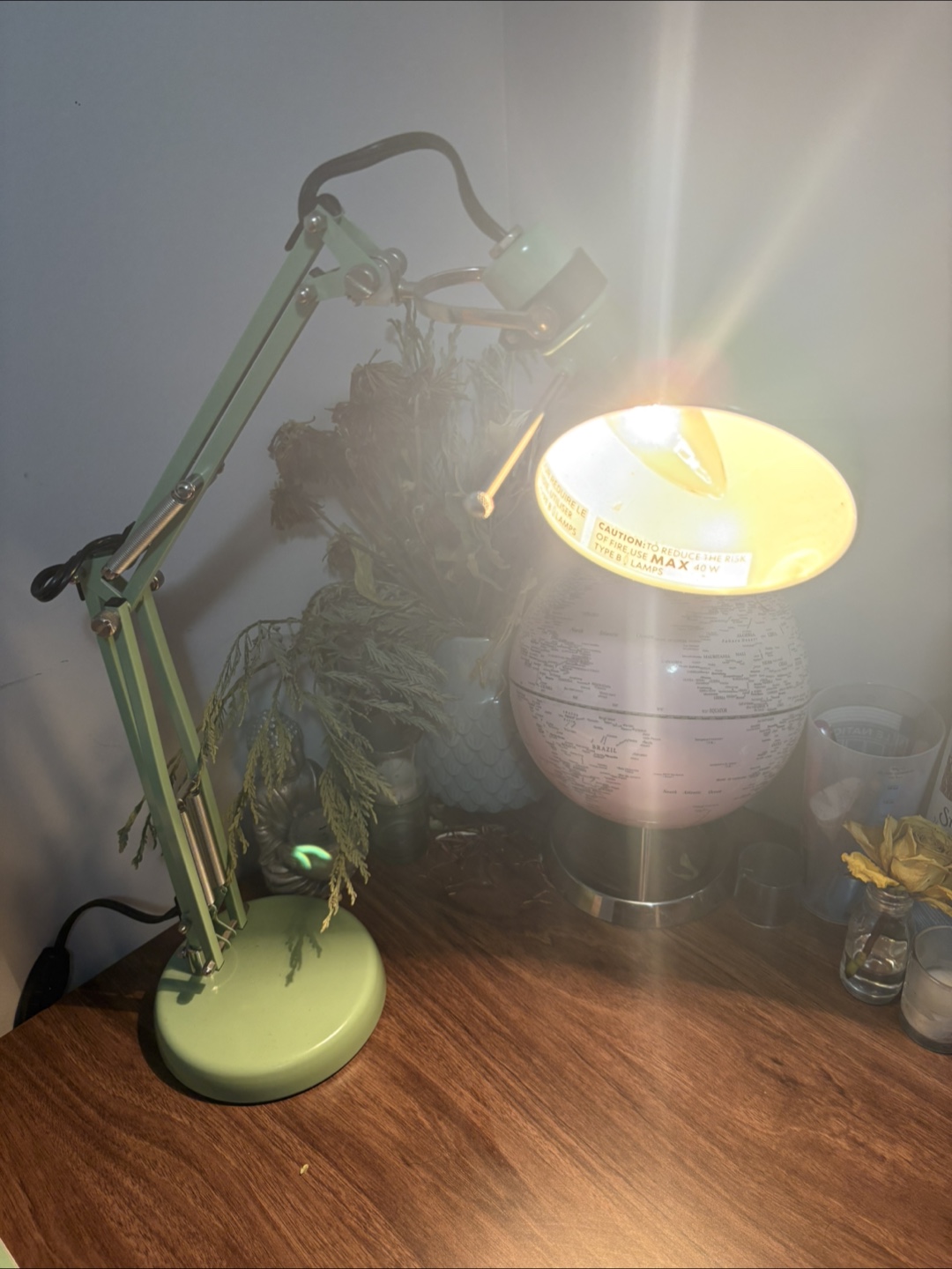 Mint Green Desk Lamp