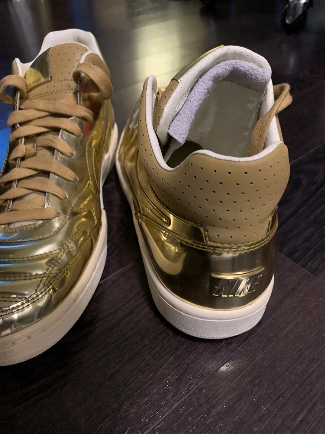 ON HOLD. Nike Gold Shoes image indicator(2)