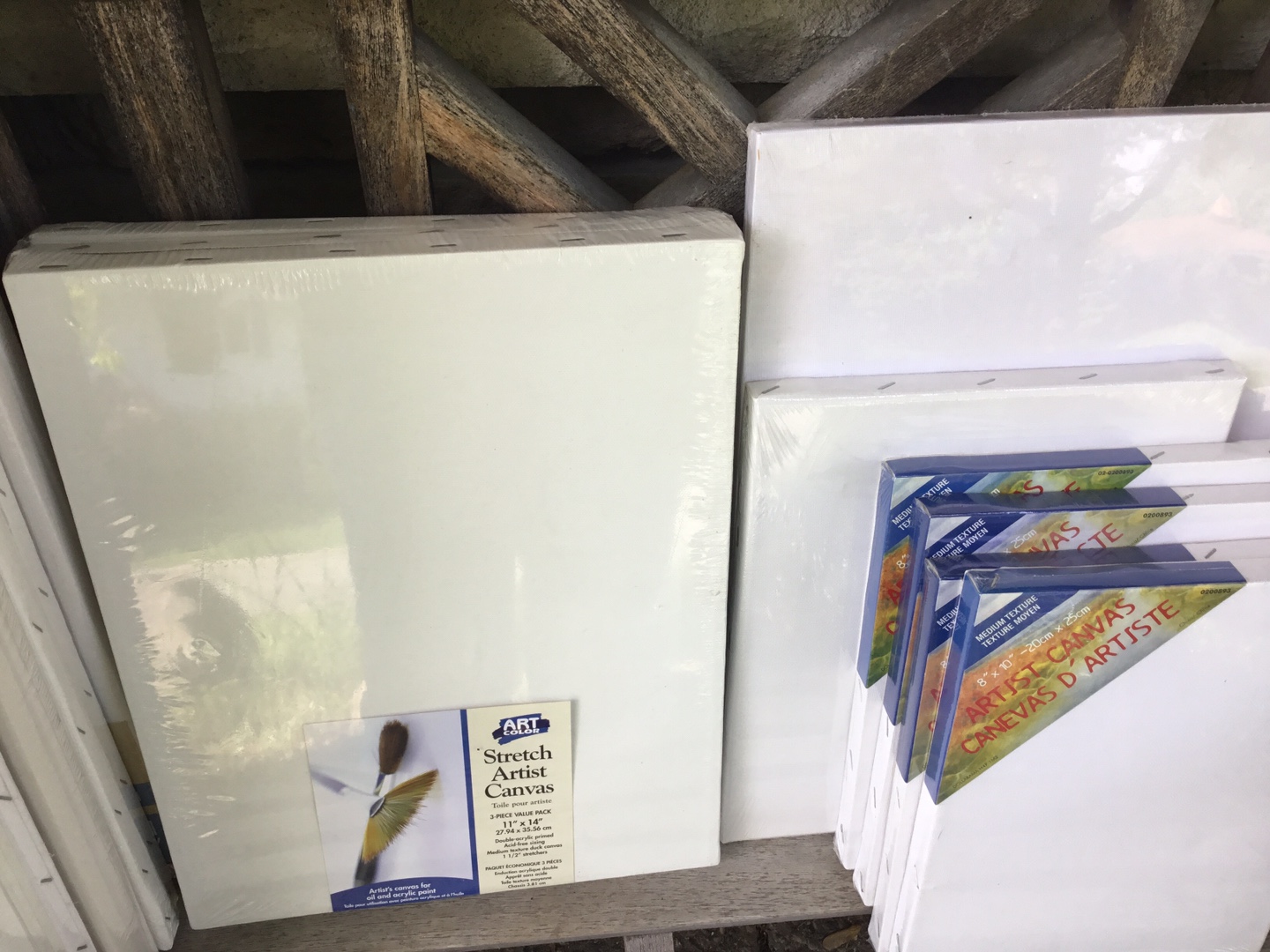 18 various sizes Artist's Stretched Canvases - Various Sizes - photo 3