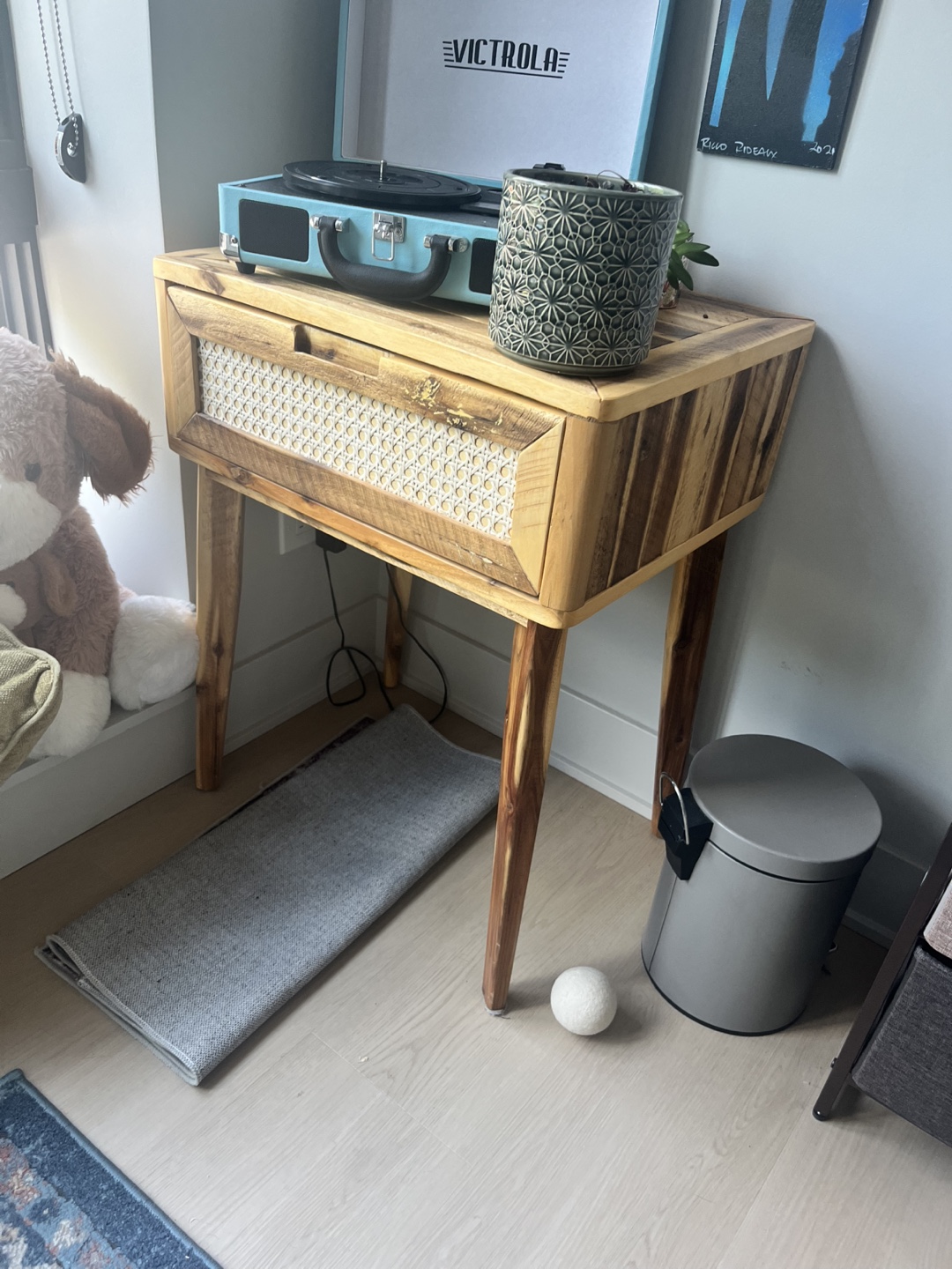 Woden Bedside Table