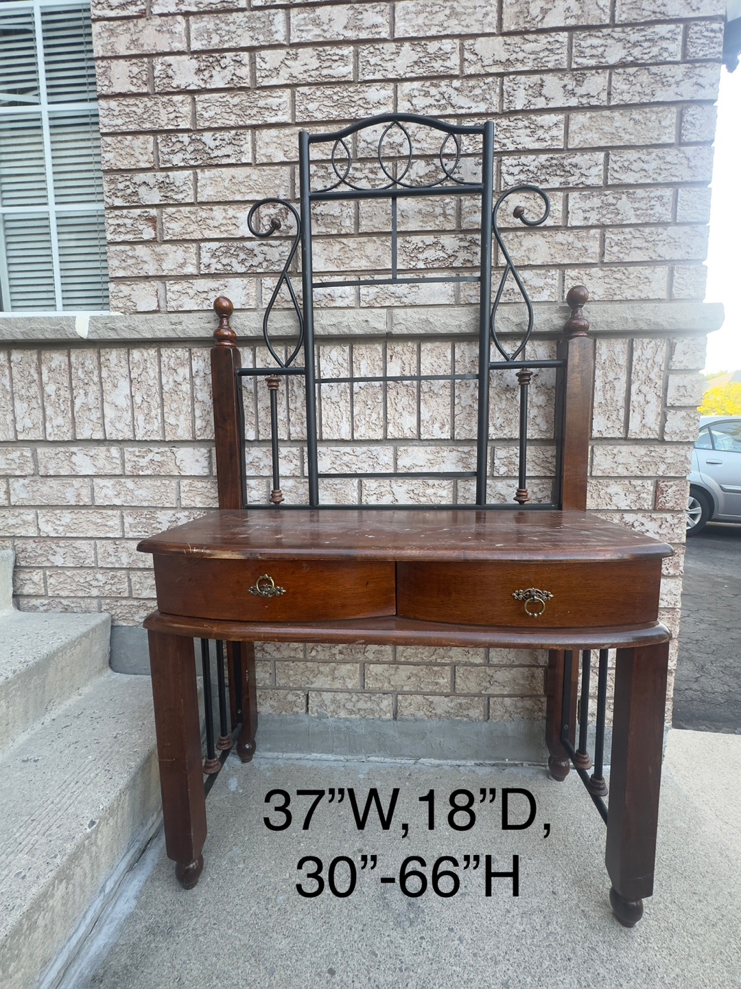Vanity table,storage barn table,ikea entertainment cabinet - photo 3