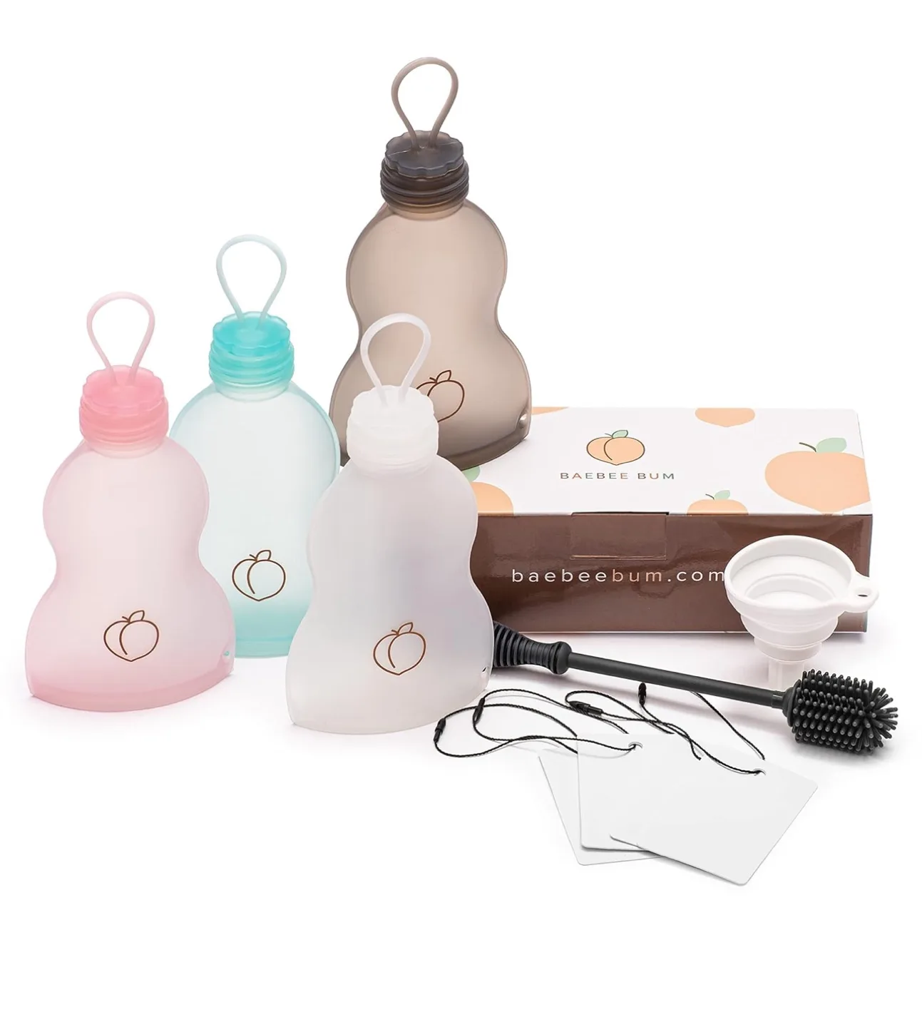Baebee Bum Silicone Milk Bags Set - NEW in box! thumbnail