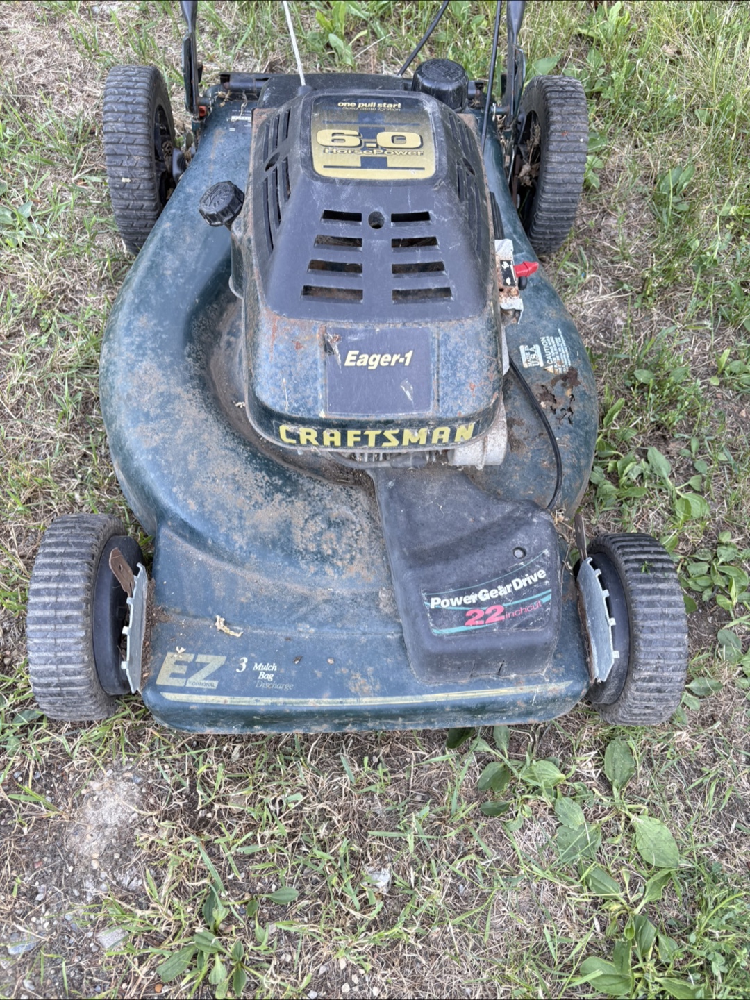 Craftsman self propelled 6.0hp. 22” 💚 - photo 2