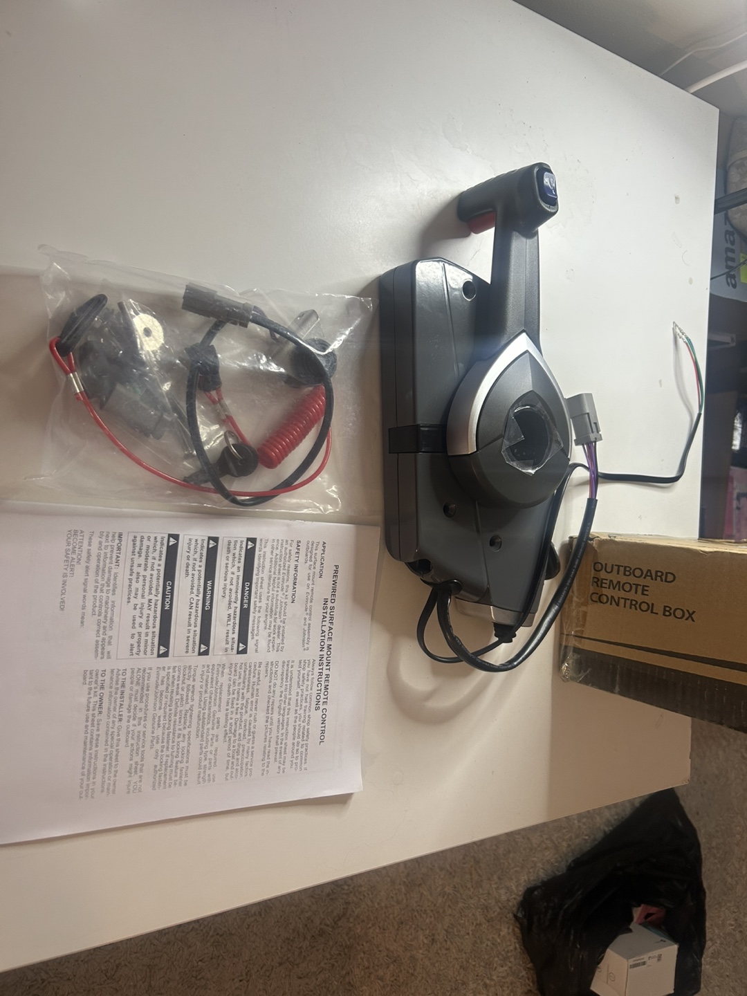 Outboard Remote Control Box