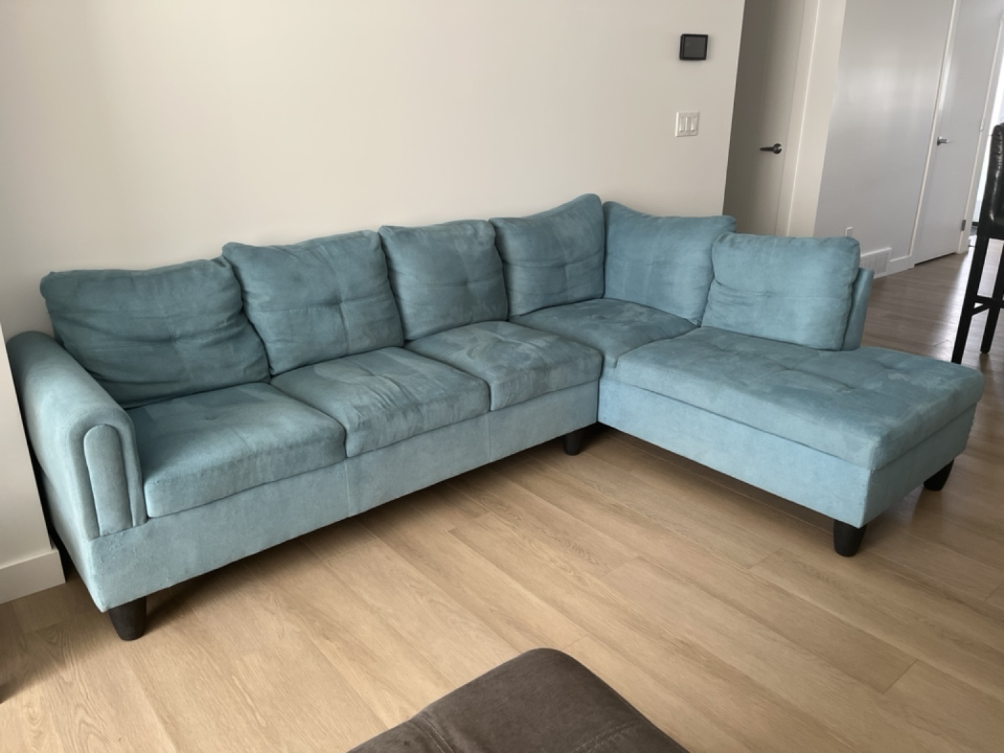 Light Blue Sectional Sofa