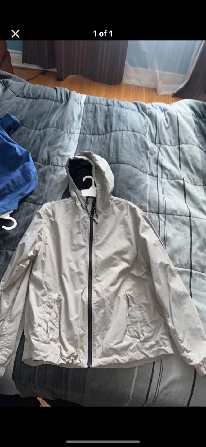 Beige Windbreaker Jacket thumbnail