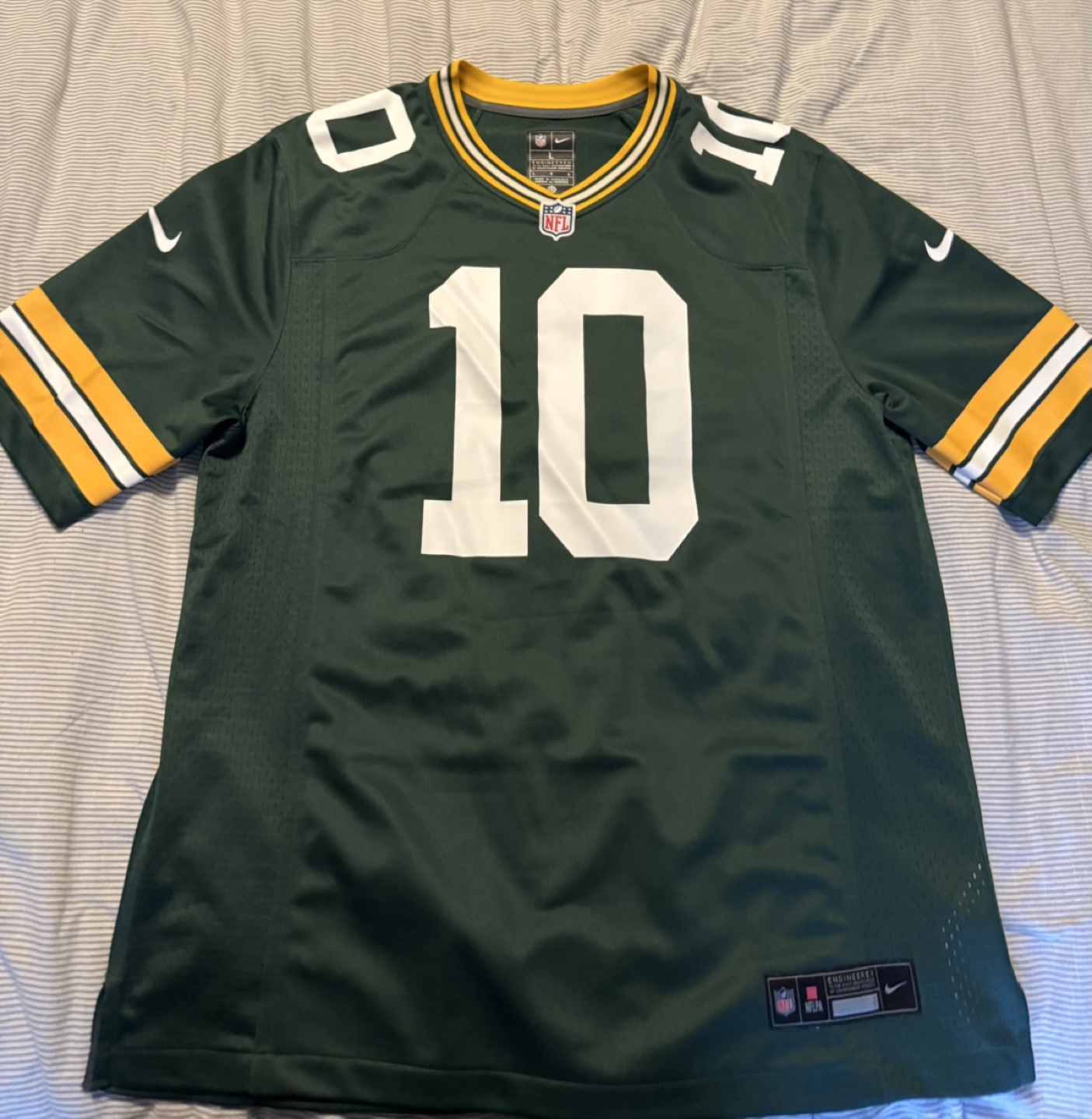 Nike NFL Green Bay Packers Jordan Love Jersey