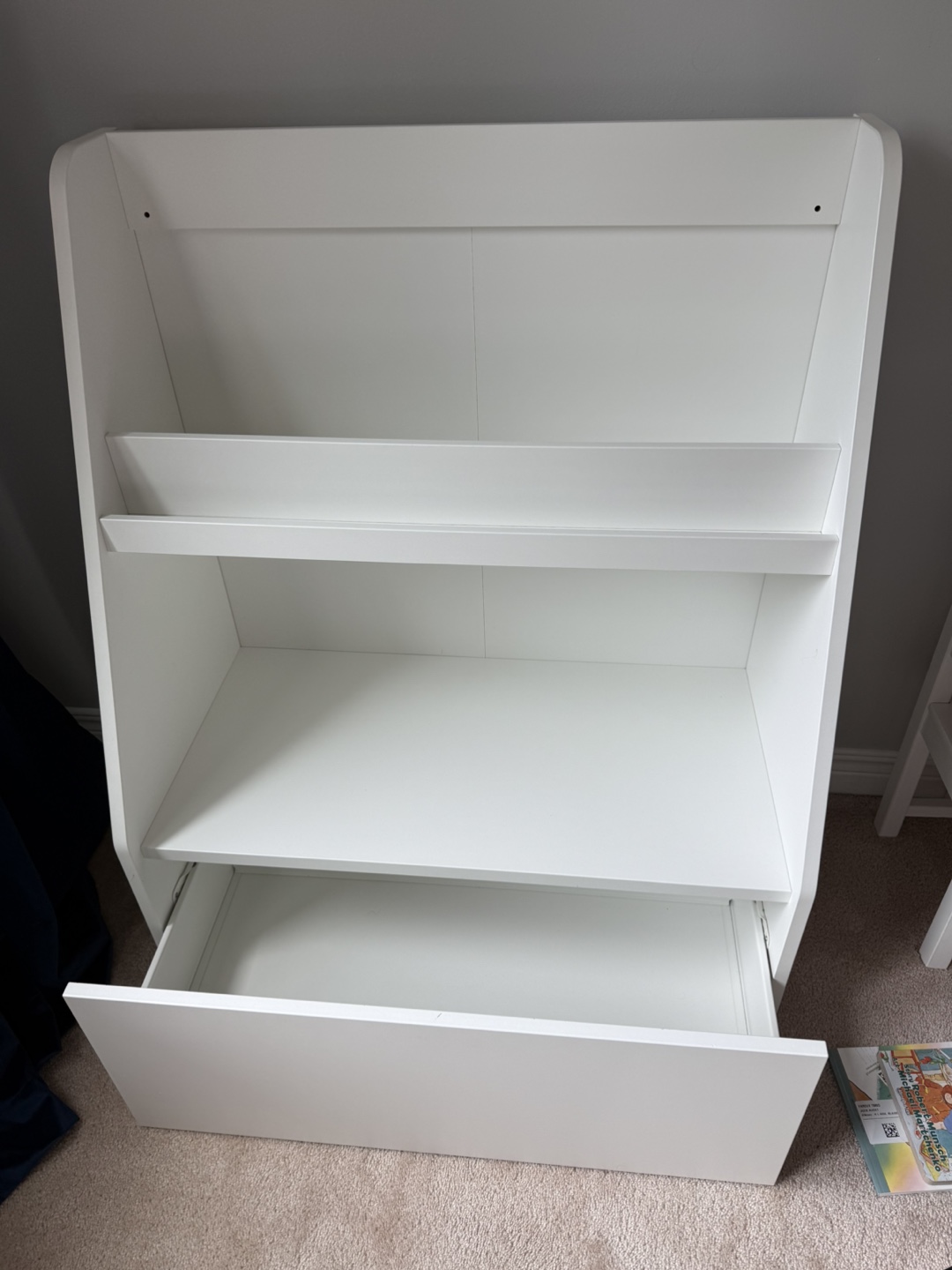 IKEA Sundvik Kids Table & Chairs + Flisat Book Display - photo 2