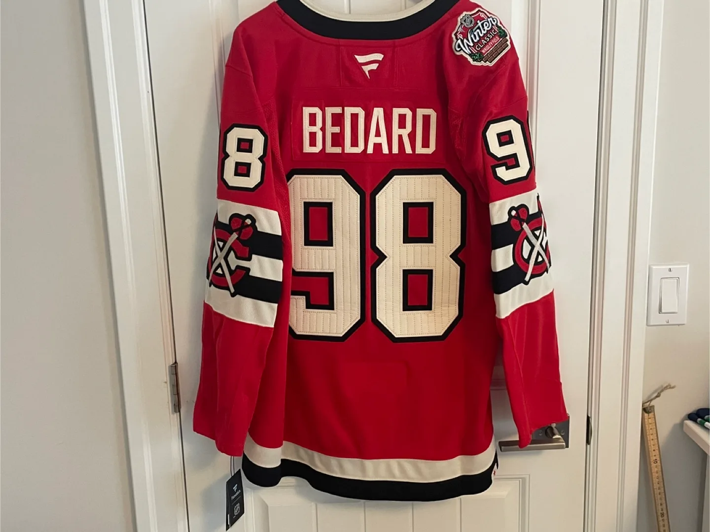 BNWT Authentic Chicago Blackhawks Connor Bedard Jersey 52 thumbnail