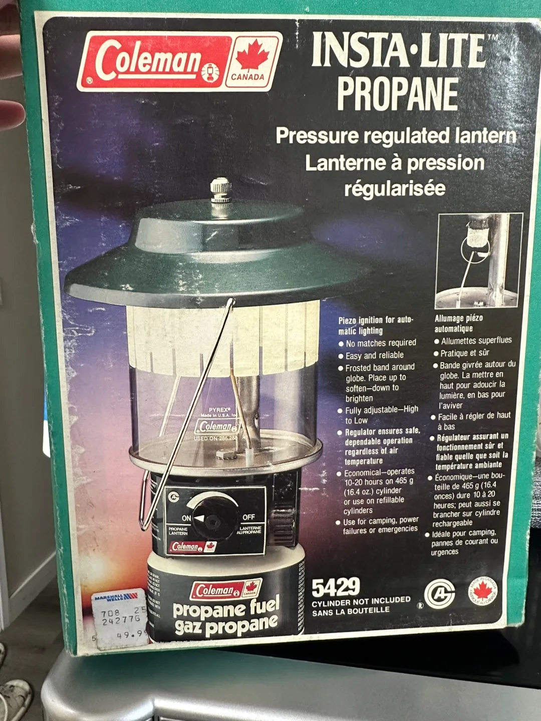 Coleman Insta-Lite Propane Pressure Lantern