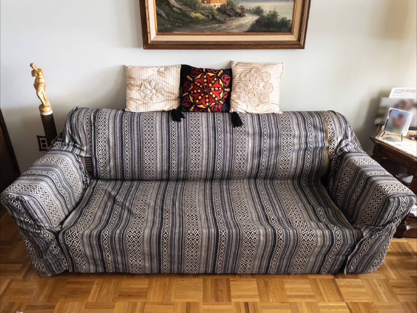 Sleeper Sofa with Pull-Out Bed Frame - photo 2