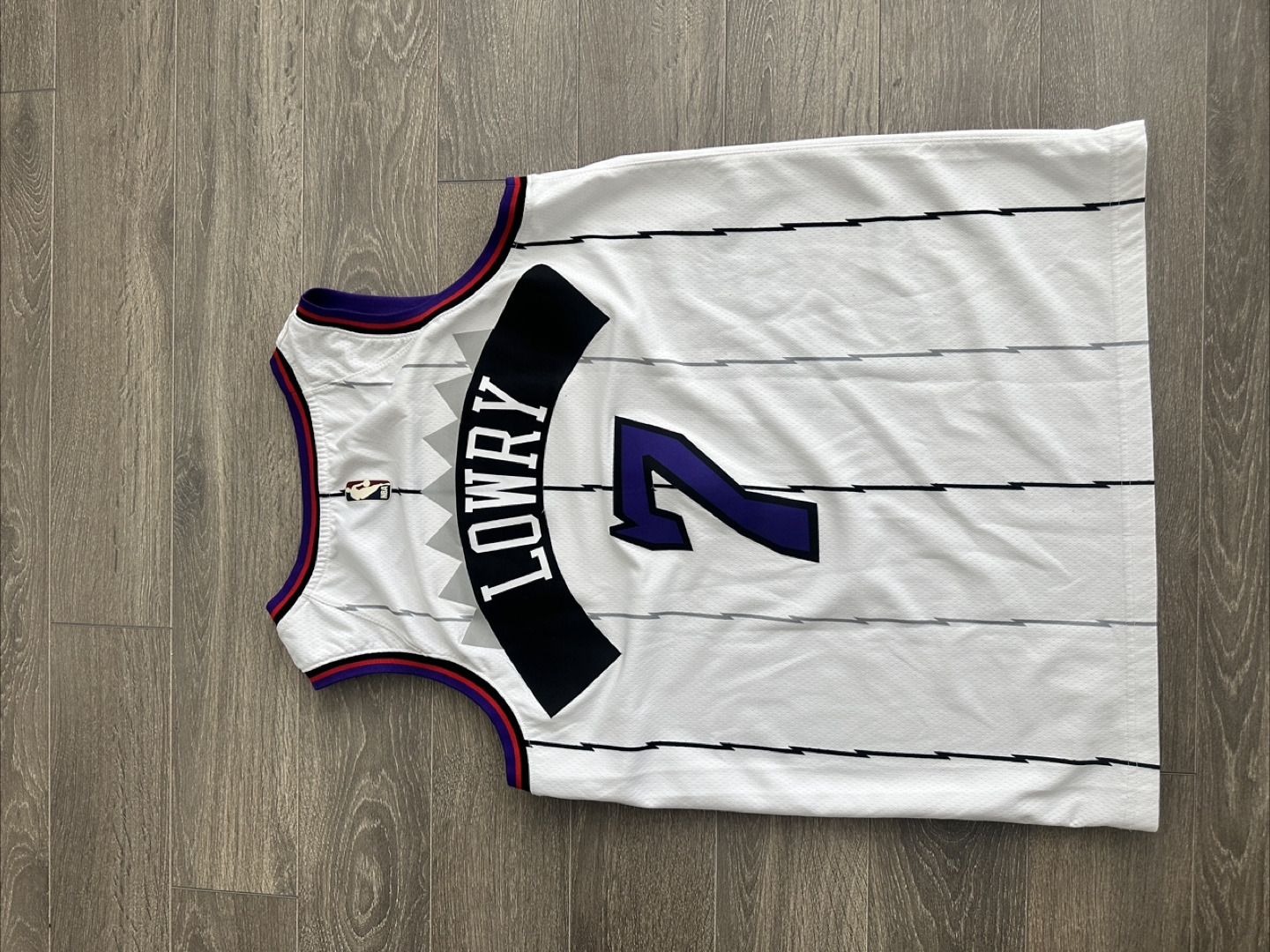 Nike Raptors Lowry #7 Jersey - Size Large - photo 3