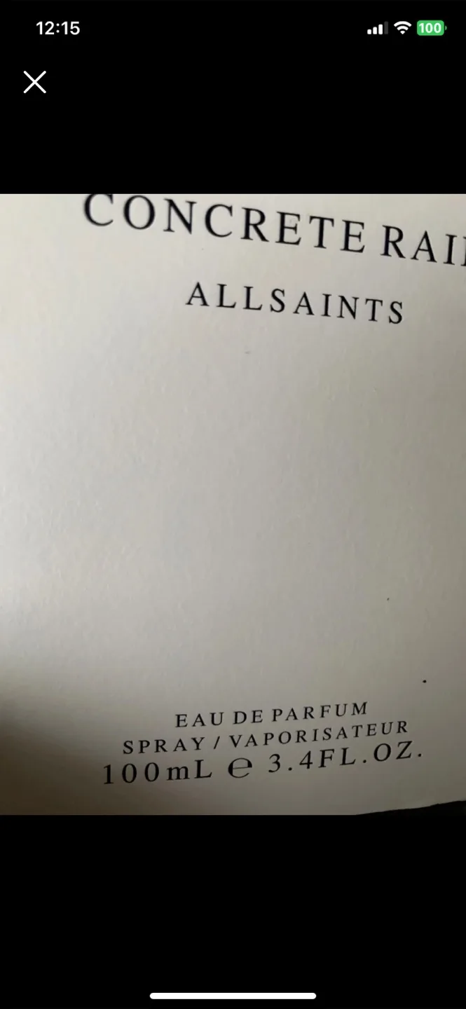 AllSaints Concrete Rain Eau de Parfum 100ml thumbnail