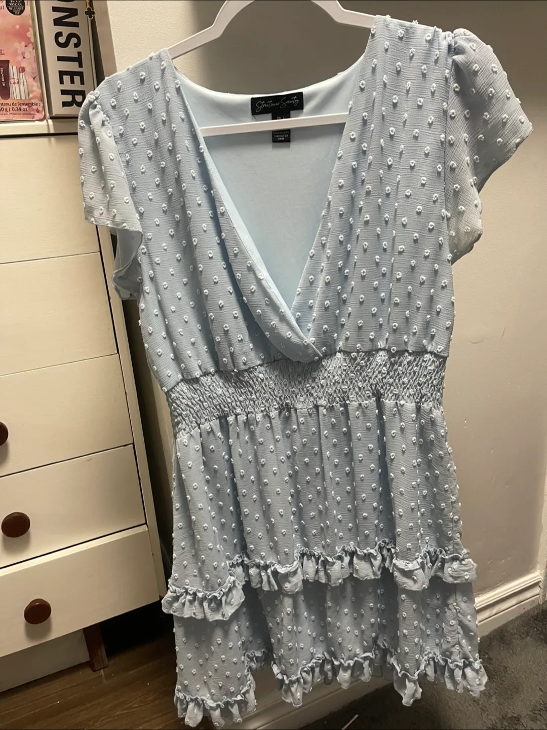 Streetwear Society Light Blue Dress - Size L thumbnail