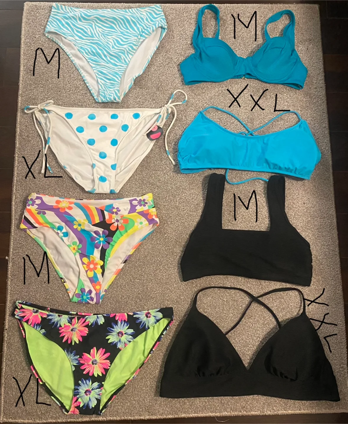 Mix & Match Swimwear Bundle - Sizes M, XL, XXL thumbnail