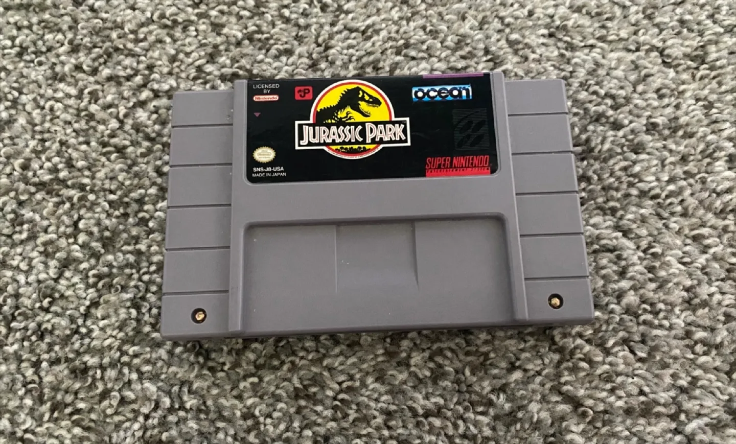 Retro Jurassic World Game (1993 Super Nintendo) thumbnail