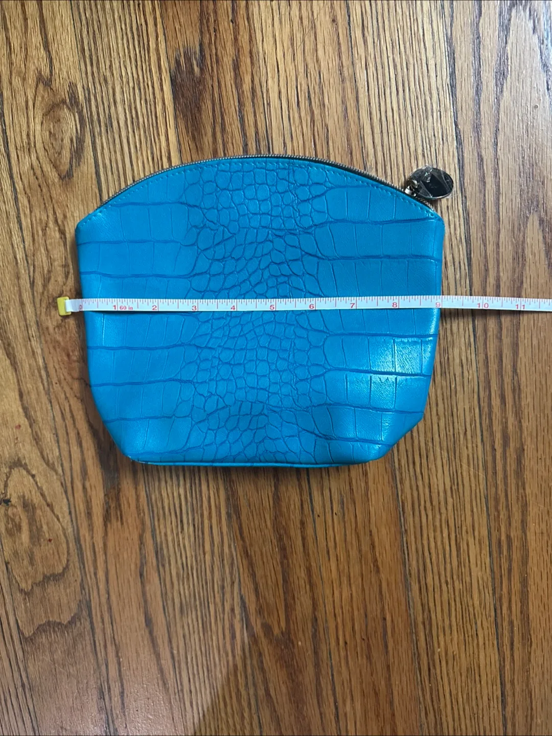 Blue Croc Pattern Cosmetic Bag image indicator(3)