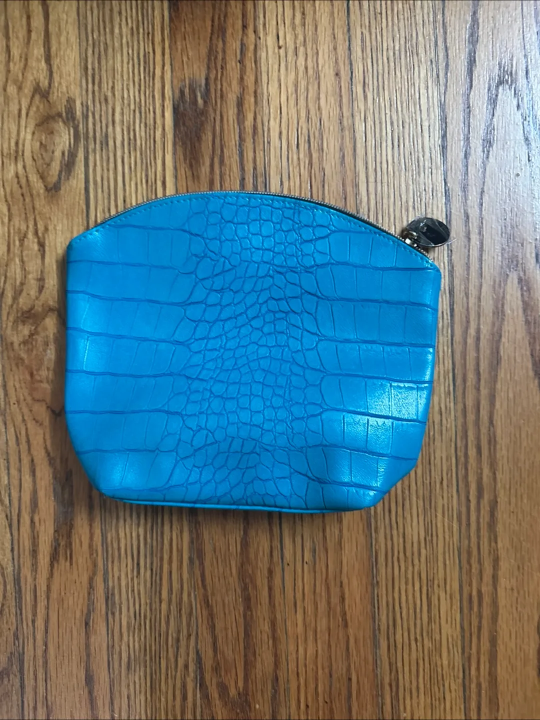 Blue Croc Pattern Cosmetic Bag image indicator(2)