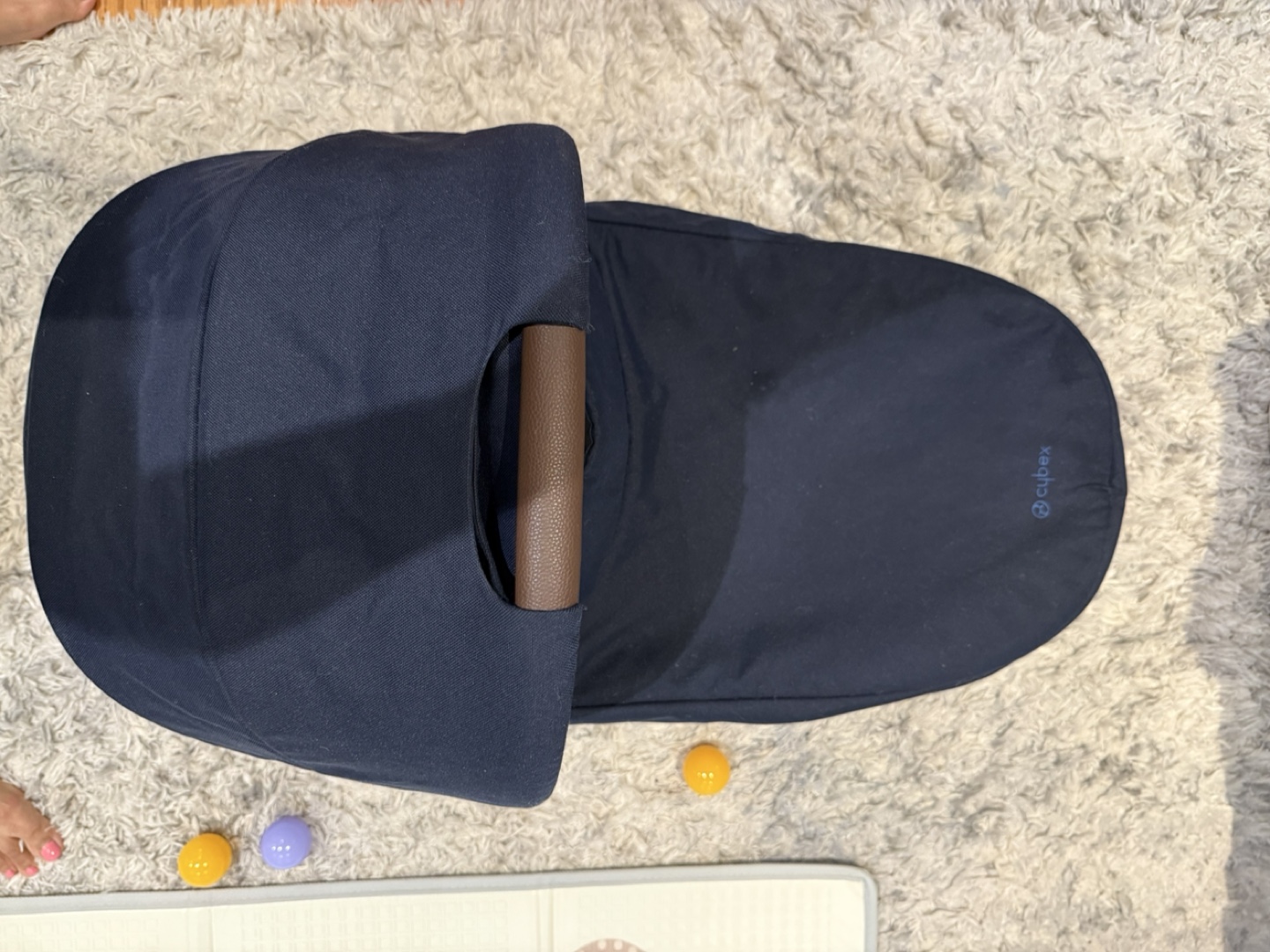 Cybex Carry Cot Bassinet - Navy Blue - photo 3