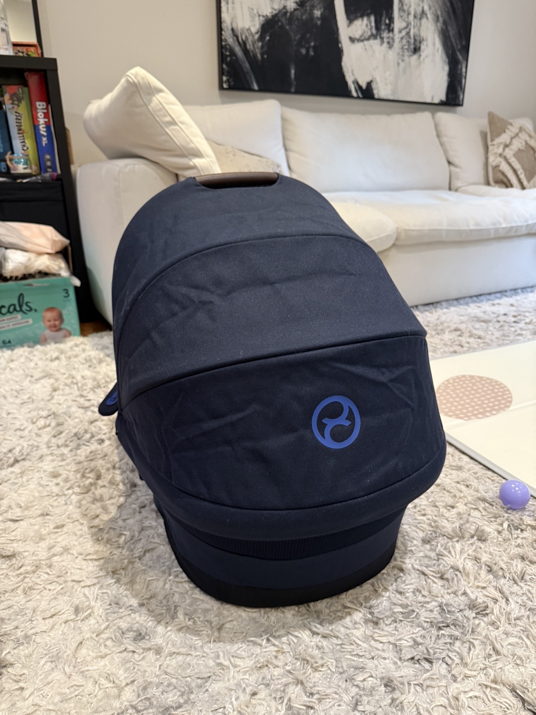 Cybex Carry Cot Bassinet - Navy Blue - photo 2