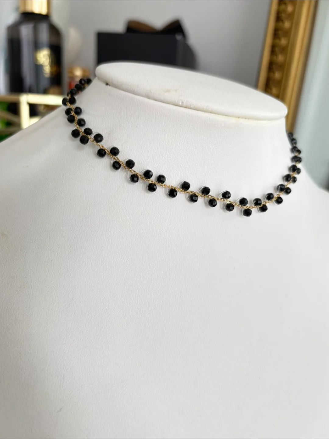 Black Beaded Necklace thumbnail