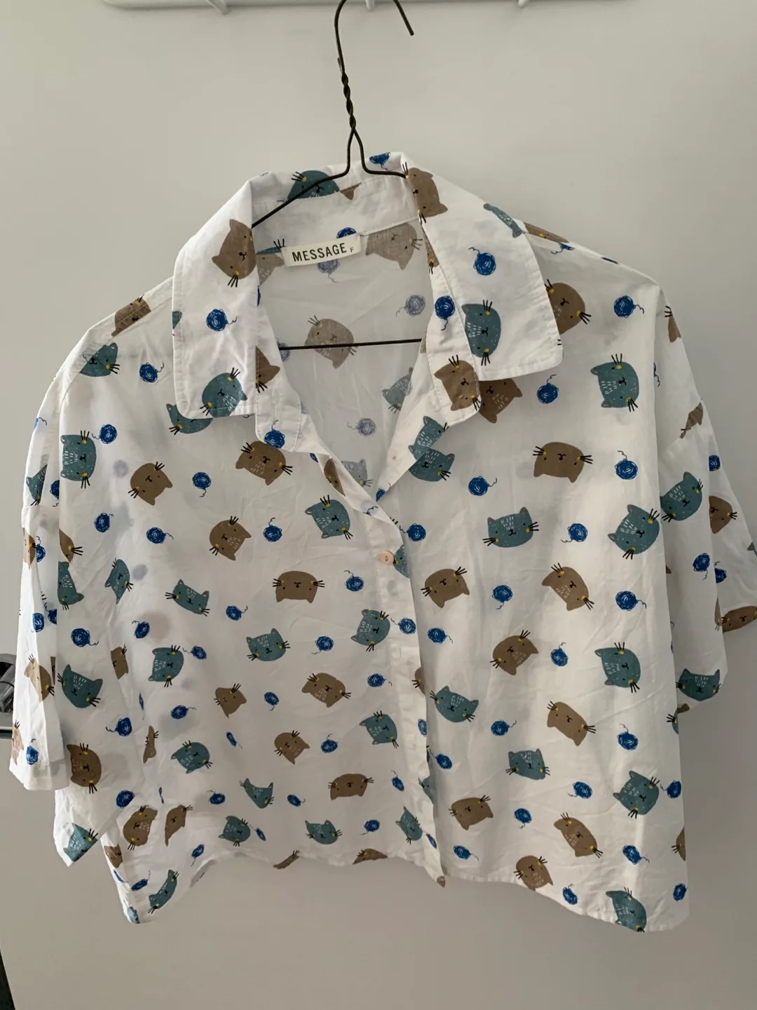 White Patterned Blouse thumbnail