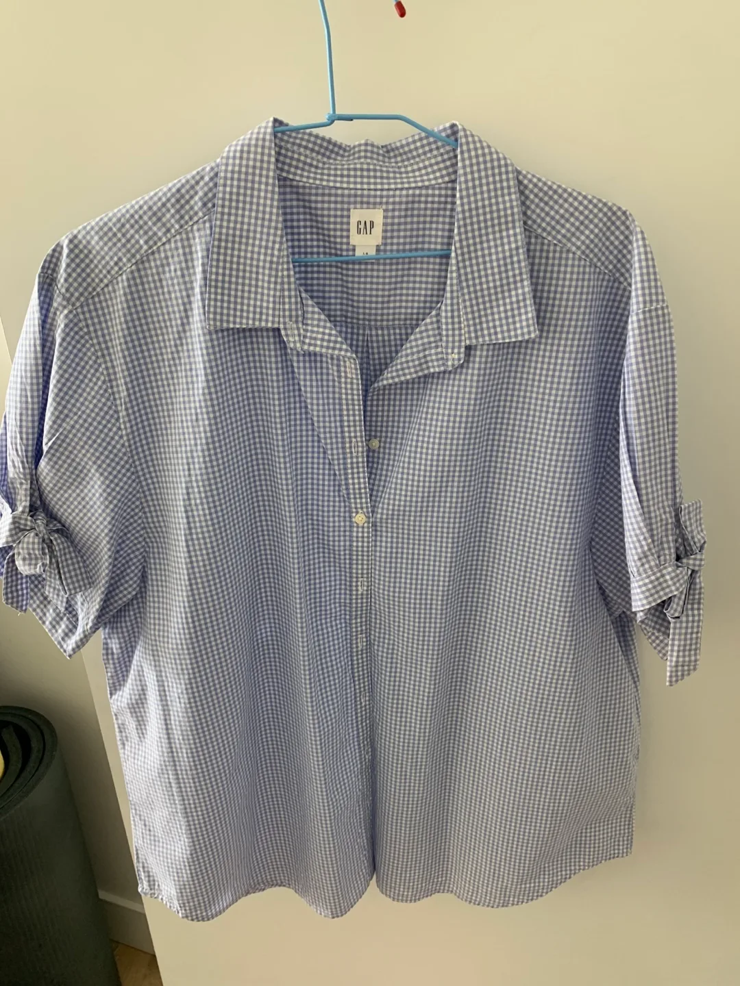 GAP Gingham Button-Up Shirt thumbnail