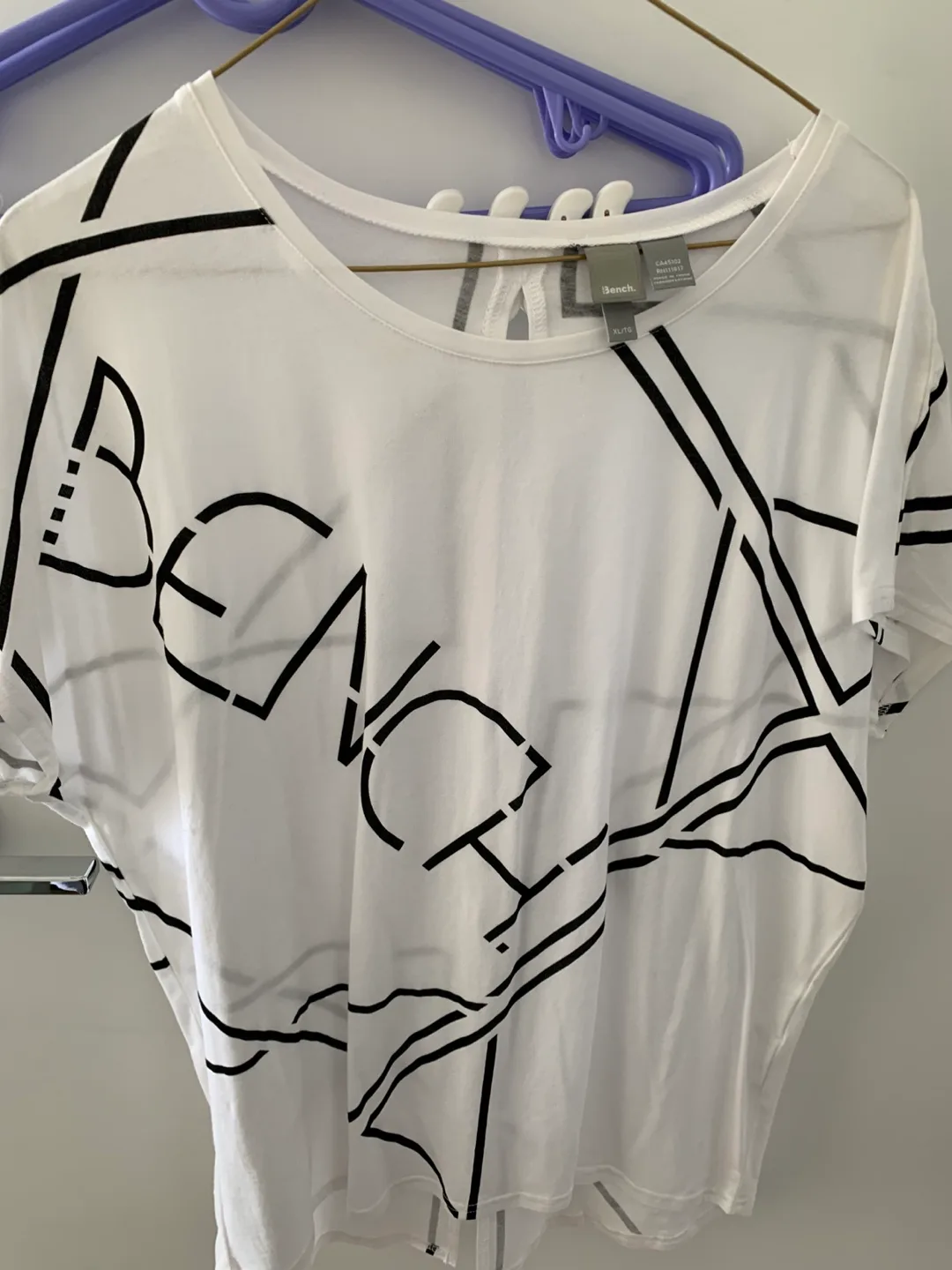 Bench White & Black Graphic Tee thumbnail