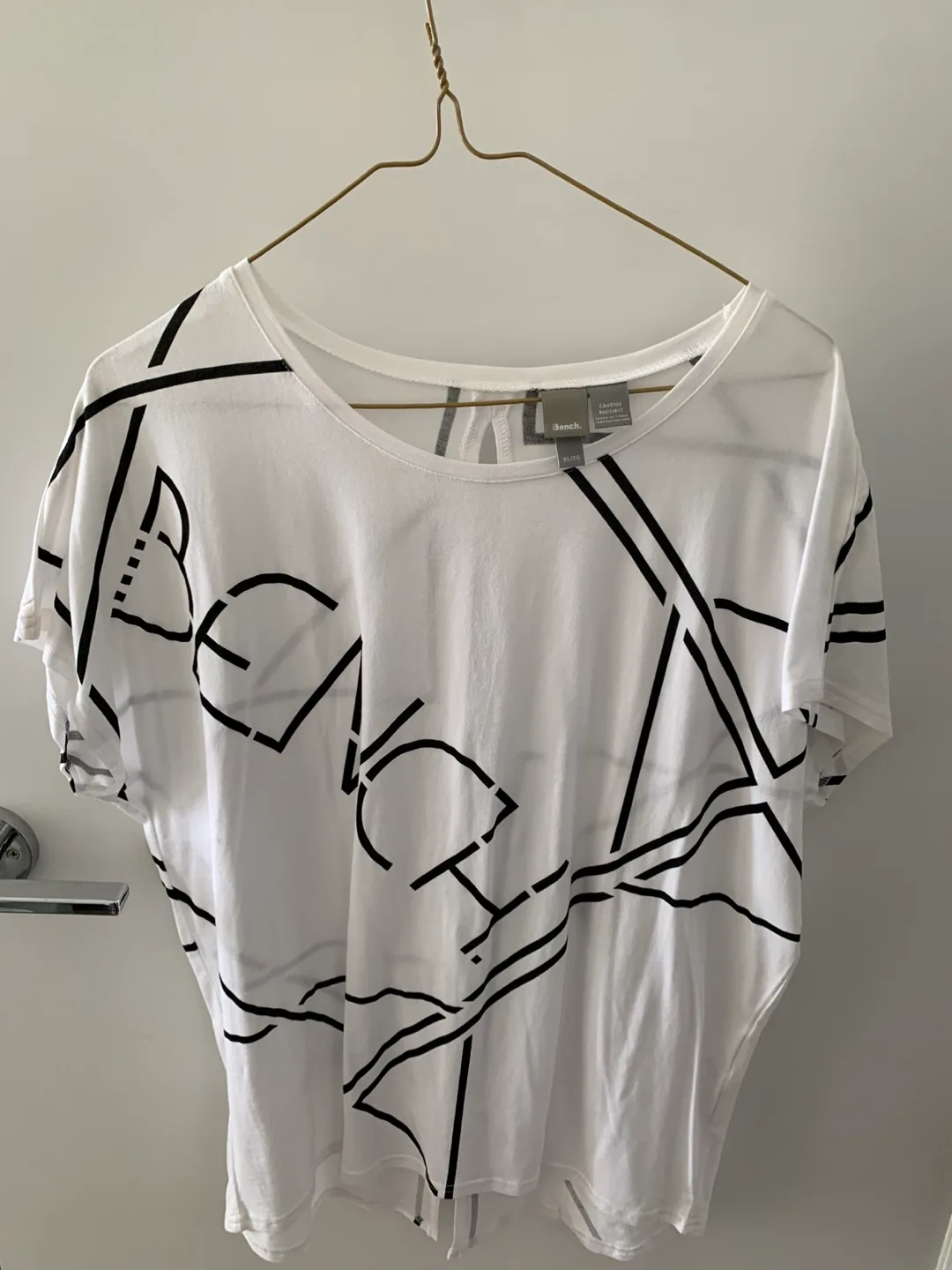 Bench White & Black Graphic Tee image indicator(2)