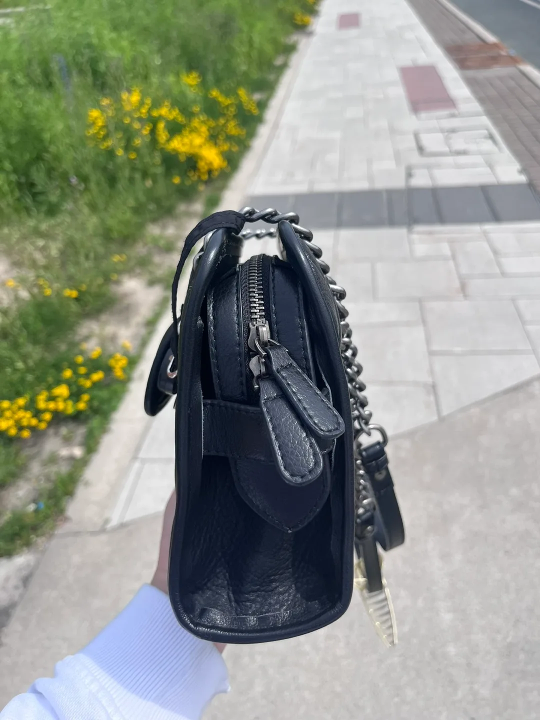 Vintage style Quilted Chain Shoulder Bag image indicator(2)