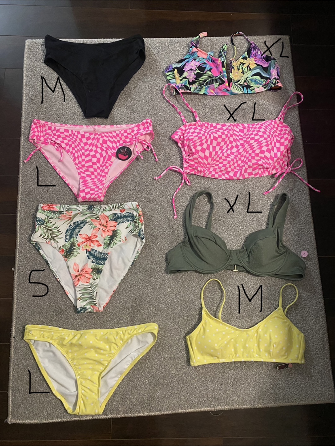 Mix & Match Swimwear Set - Sizes S to XL