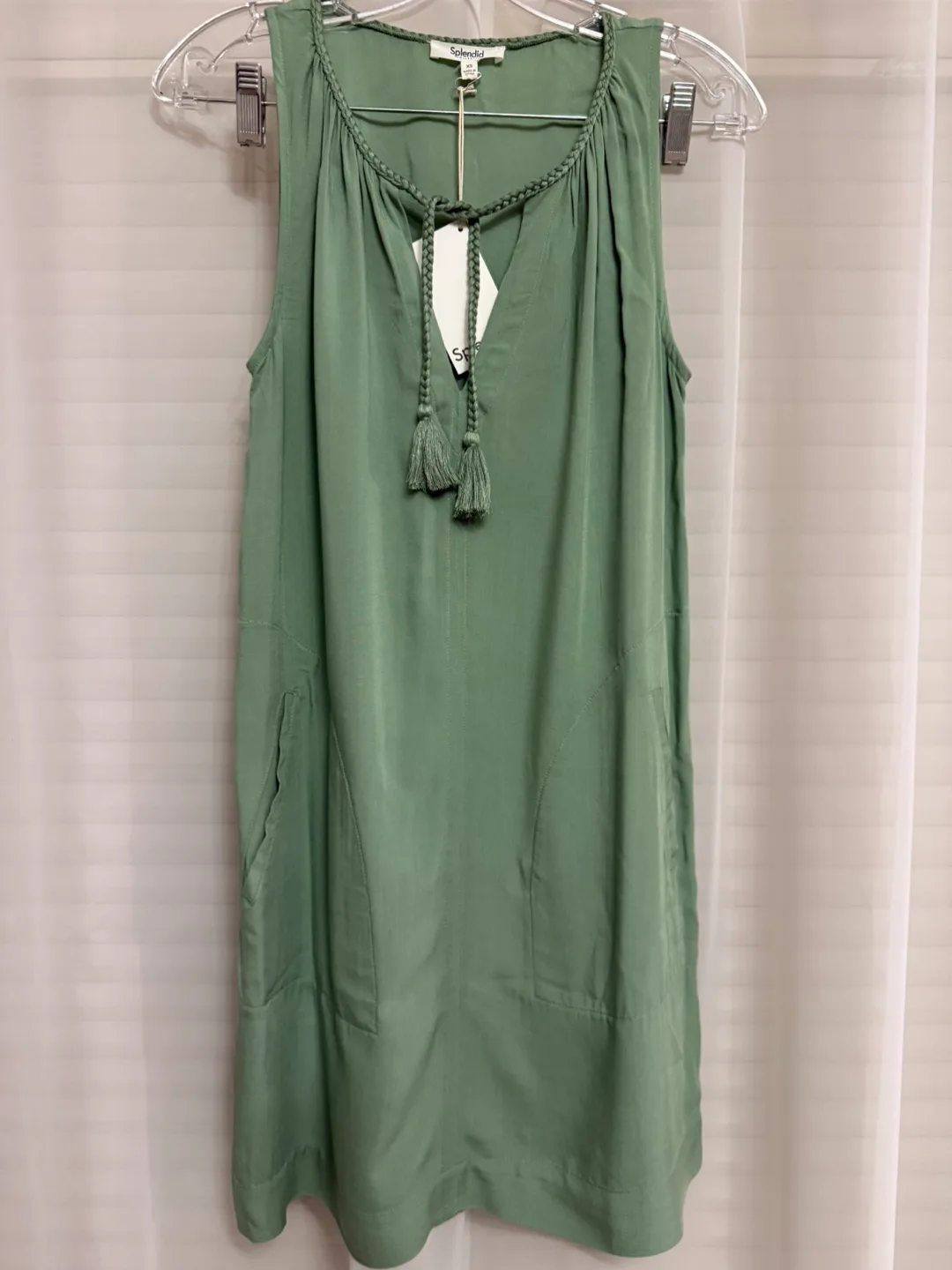 Splendid Sleeveless Dress - Green NEW image indicator(2)