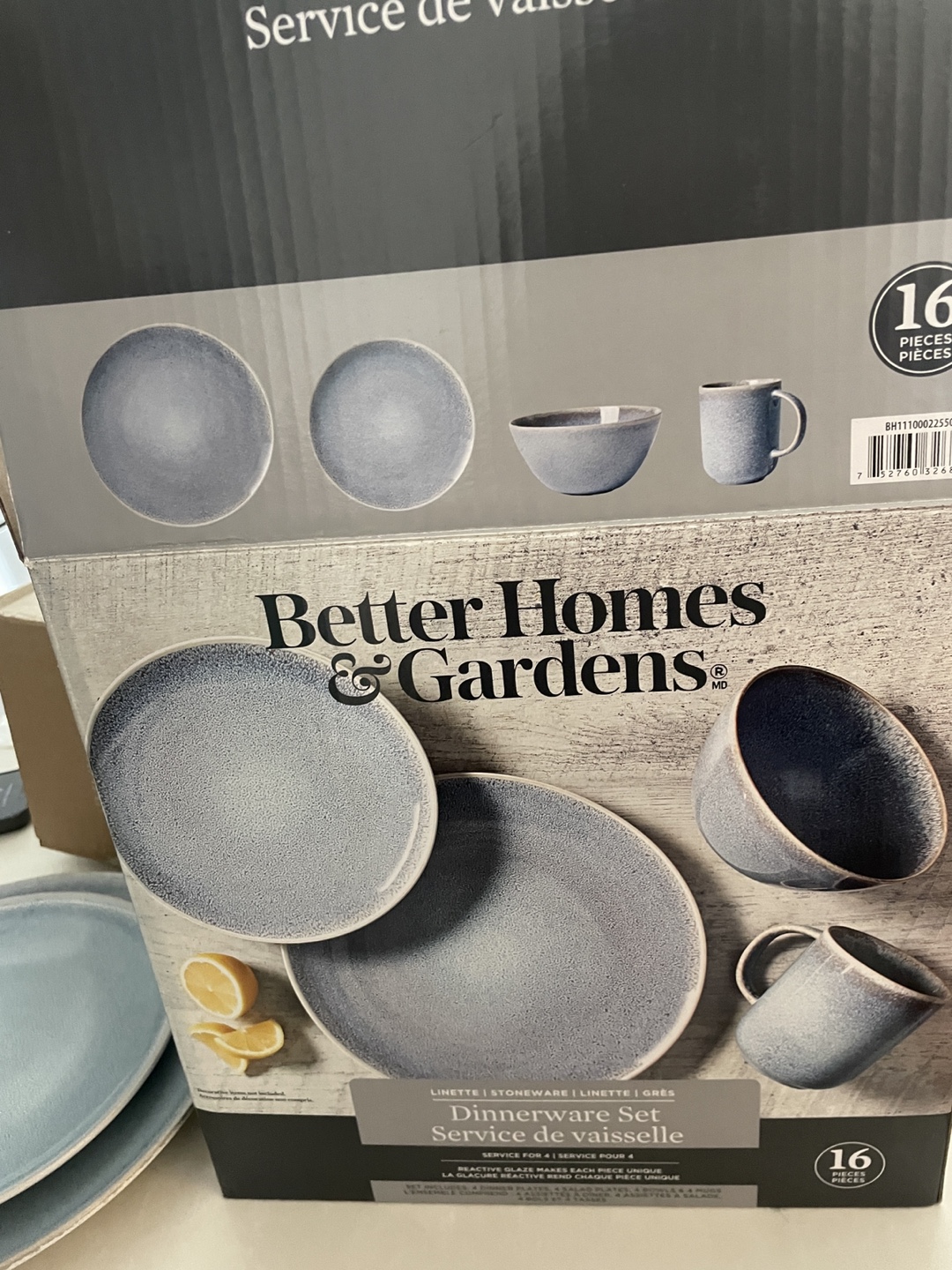 Better Homes & Gardens Linette 16-Piece Dinnerware Set - photo 2