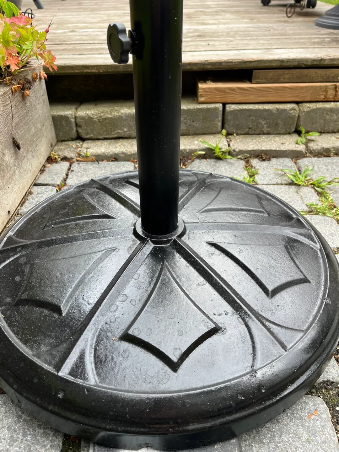 Black Umbrella Base - Heavy Duty image indicator(2)