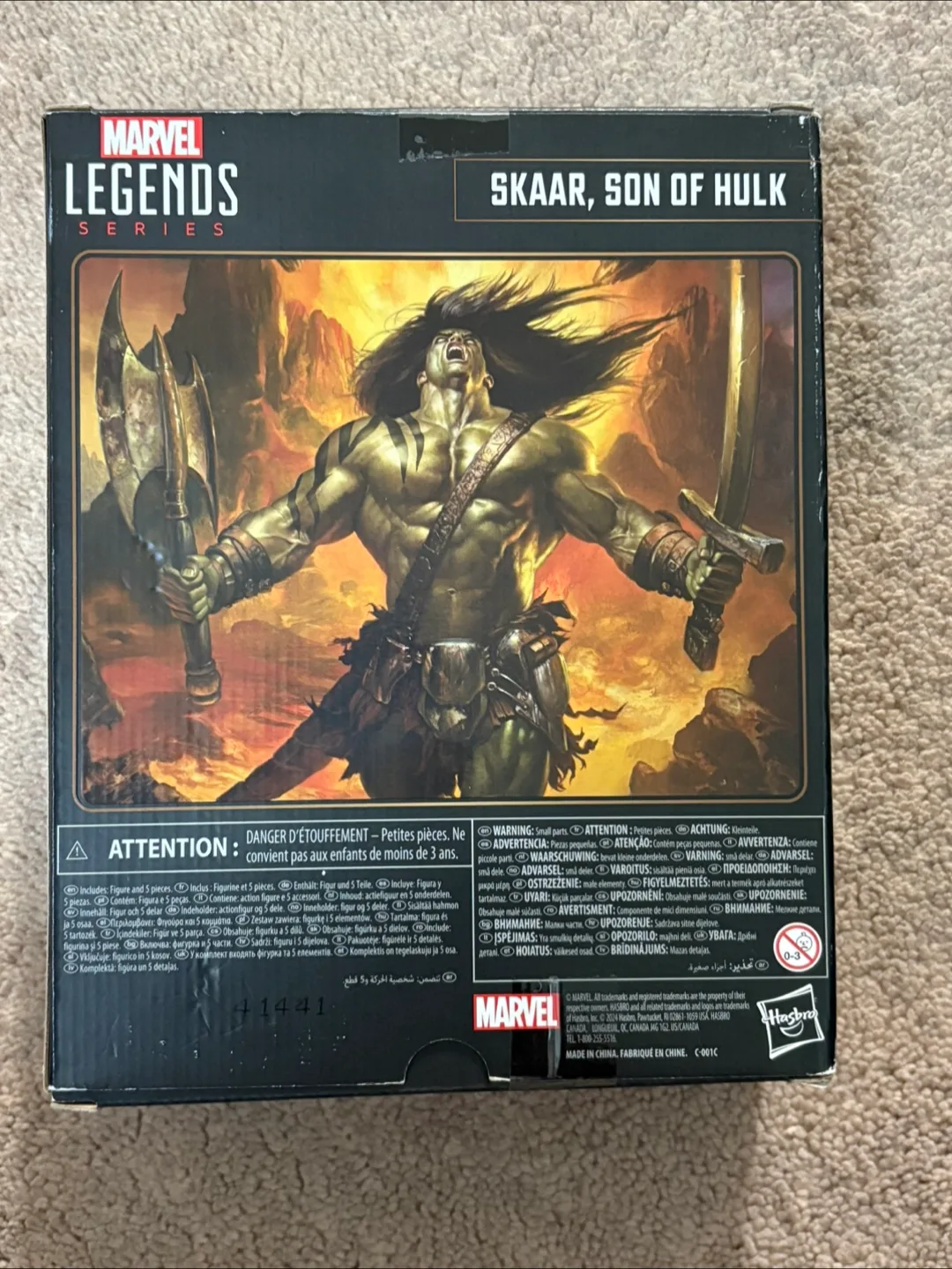 Marvel Legends Skaar, Son of Hulk Figure (SEALED) image indicator(2)