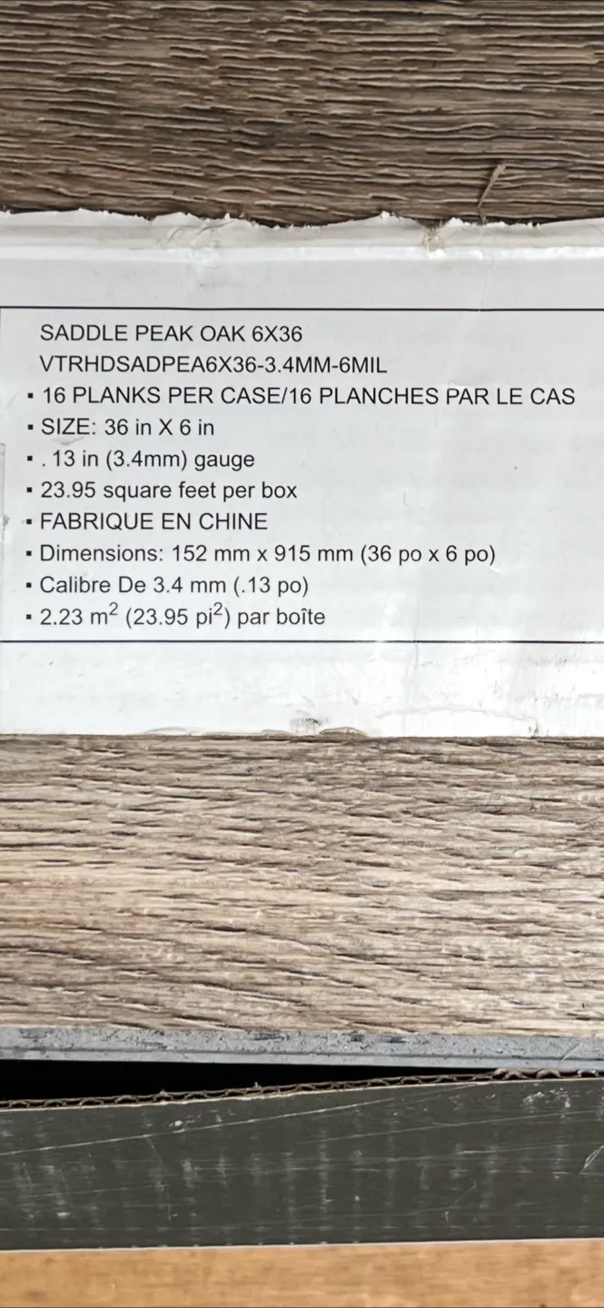 Saddle Peak Oak 6x36 Vinyl Flooring - 16 planks image indicator(4)