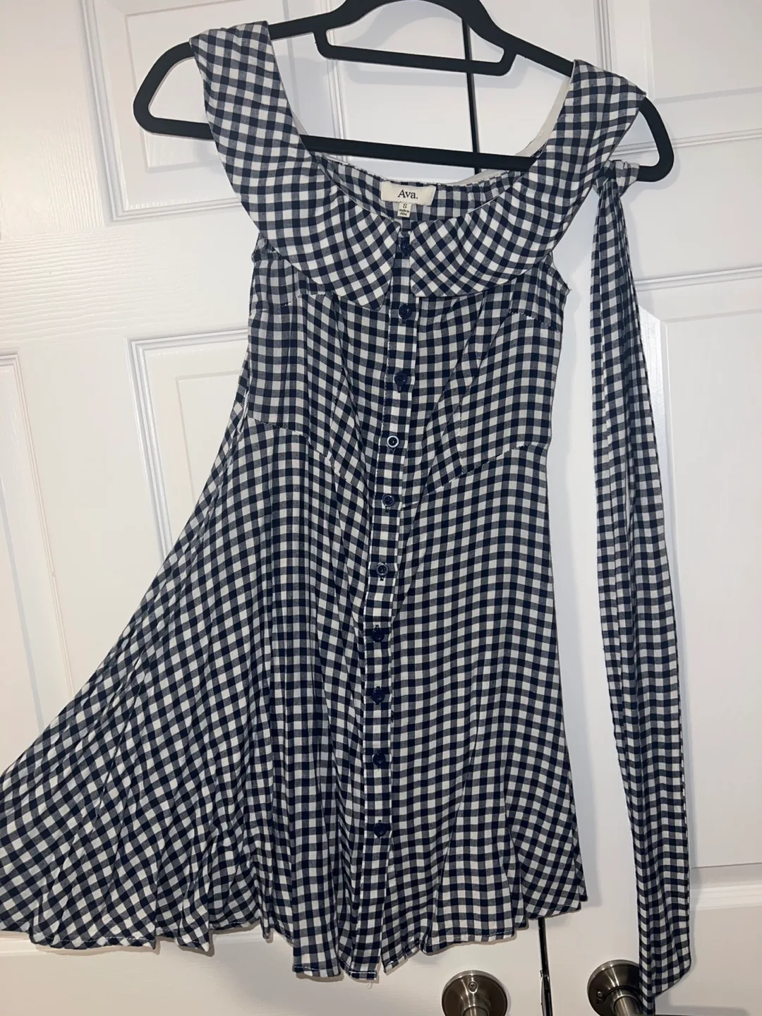 Ava. Gingham Dress - Size S/XS thumbnail