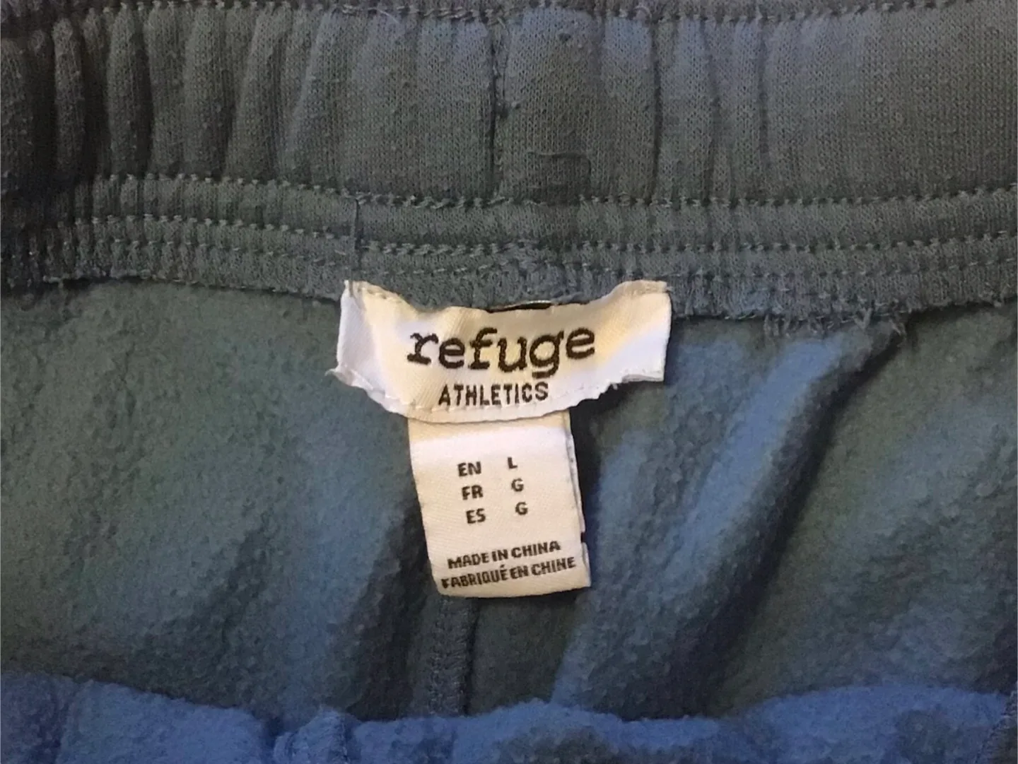 🤩 Refuge Athletics Blue Sweatpants - Size L image indicator(2)