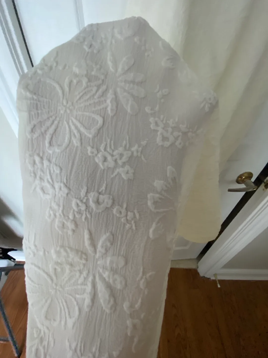 White Floral Pattern Dress image indicator(6)