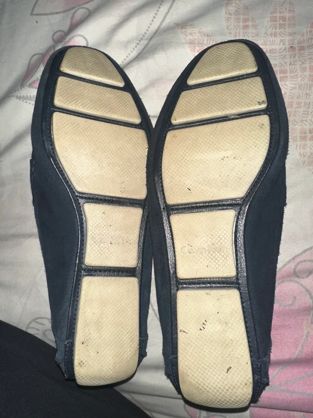 🥕Calvin Klein Blue Suede Loafers - Size 10.5 image indicator(5)