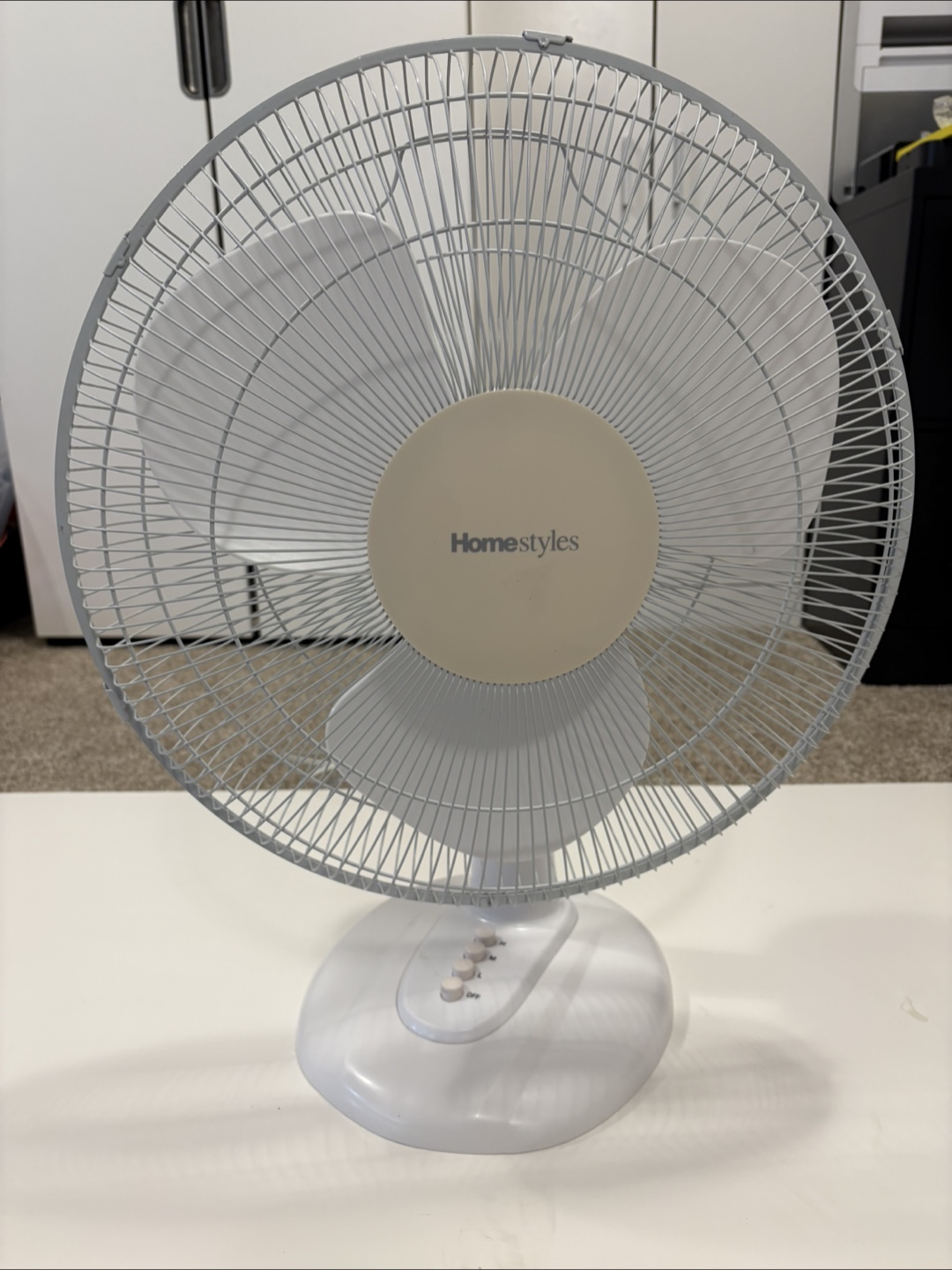 Homestyles Table Fan - White