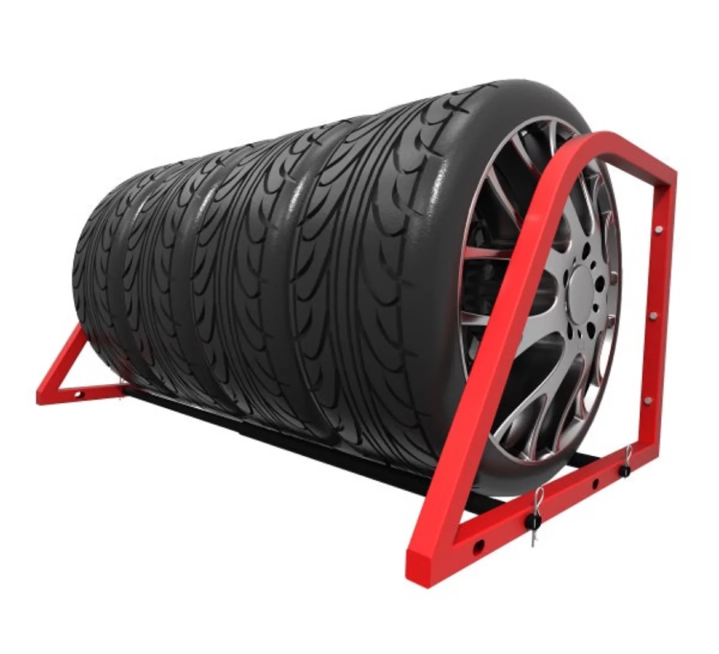 Heavy Duty Tire Rack Wall Mounted image indicator(2)