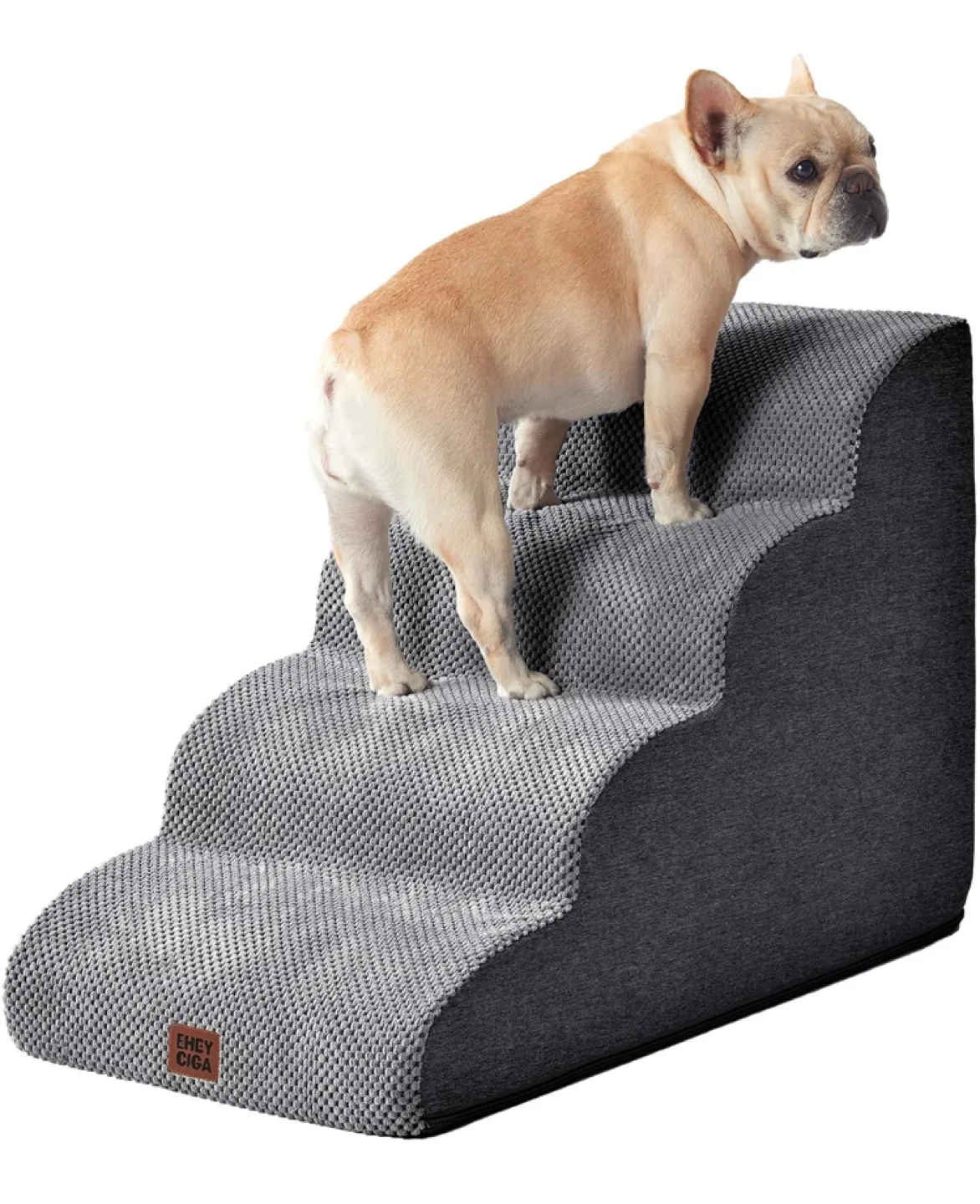 New Small Pets Curved Stairs Ramp for High Beds 19.7" H, 4-Step image indicator(7)