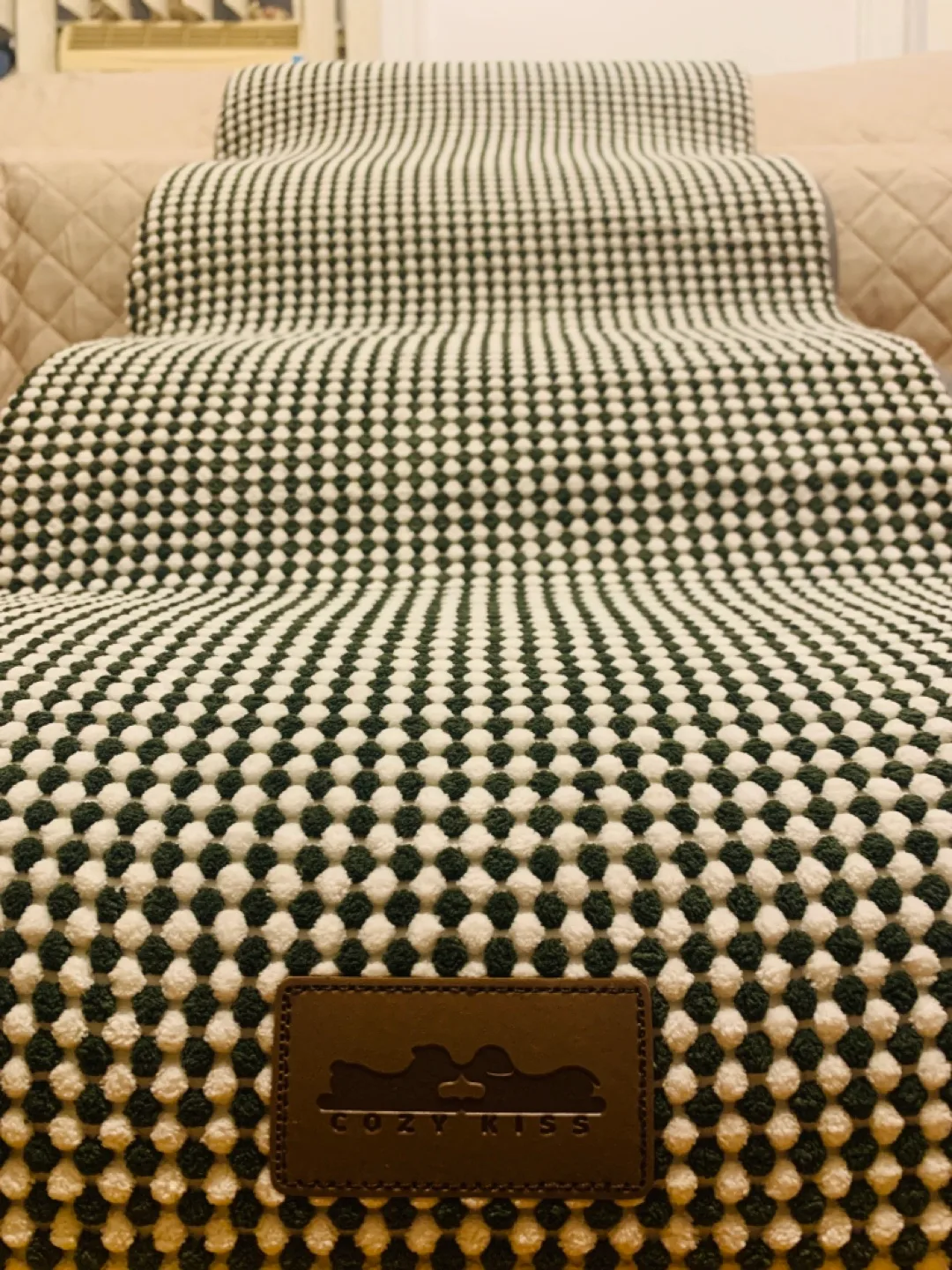 New Small Pets Curved Stairs Ramp for High Beds 19.7" H, 4-Step image indicator(4)