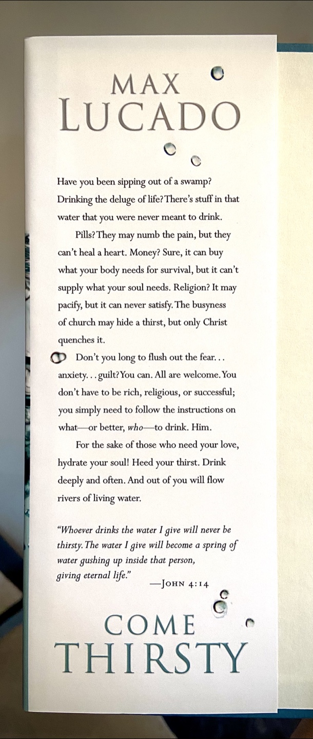Inspirational Book by Max Lucado - photo 4