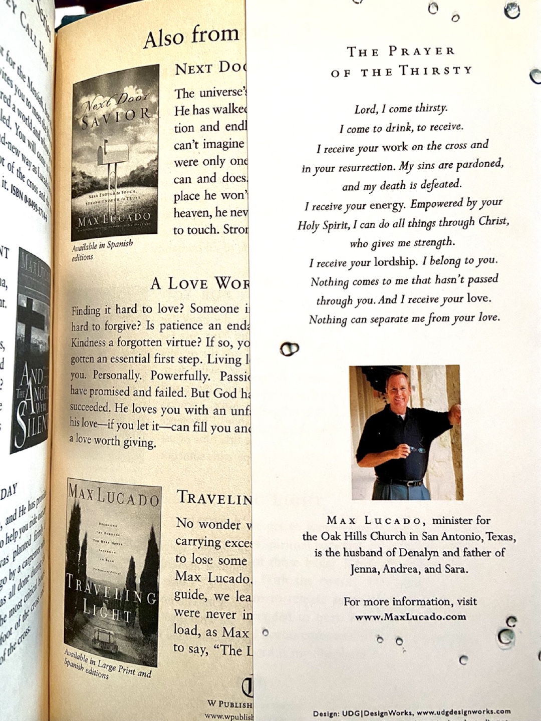 Inspirational Book by Max Lucado - photo 3