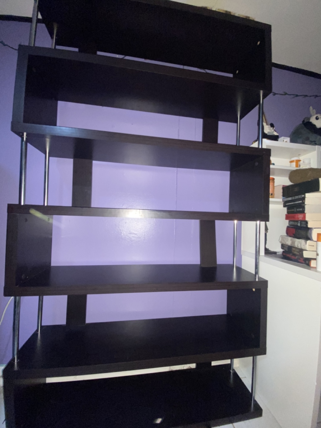 Dark Brown Bookshelf