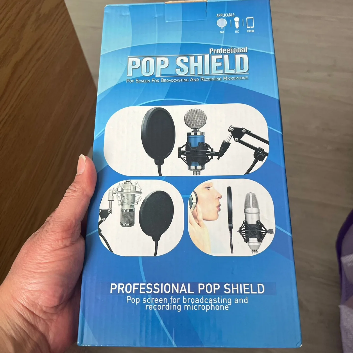 Professional Pop Shield for Microphone thumbnail